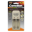 Camelion Overnight Charger BC-0901 (without batteries), Plug-In Charger for 1-2 NI-MH/NI-Cd AA/AAA/ LED Indicators/ 2 Independent Channels/ Reverse Polarity Protection/ 6.5 Hours Timer Control/ 0 Voltage JumpStartTM