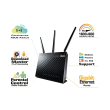 ASUS RT-AC68U Dual-band Wireless-AC1900 Gigabit Router, External antenna x 3, 2.4GHz/5GHz, 4 x RJ45 for 10/100/1000/Gigabits BaseT for LAN, 1 x RJ45 for 10/100/1000/Gigabits BaseT for WAN, USB 2.0 x 1, USB 3.0 x 1