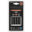 Eneloop Black charger K-KJ16HCC40E Smart&Quick + 4 black AA batteries / Capacity: min. 2450mAh / Life Cycles up to 500