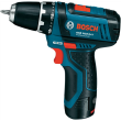 Bosch GSR 10.8-2 Akumuliatorinis gręžtuvas-suktuvas/2x1.5Ah Li-Ion/10.8V/10mm/1300rpm/30Nm/0.95kg