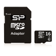 SILICON POWER 16GB, MICRO SDHC, CLASS 10 WITH SD ADAPTER