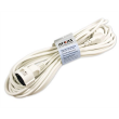 Arcas 5m length power extension cable with child protection, polybag+headcard blister, cross-section 1,5mm², white